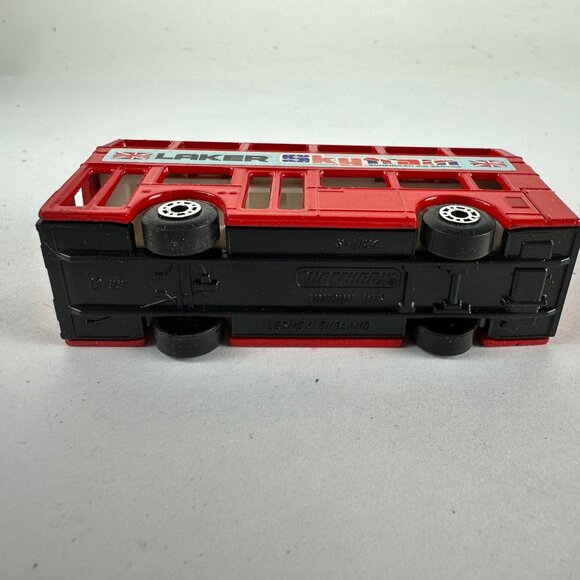 Vintage Matchbox Die Cast Metal Double Decker London Bus 17 Red - Picture 6 of 6